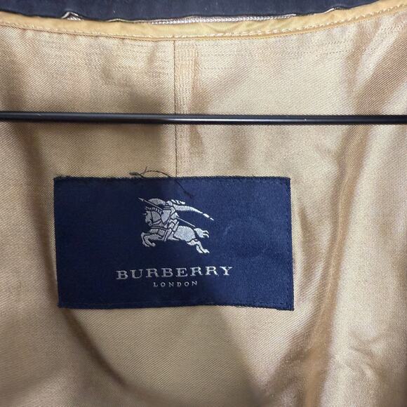 Burberry Black Mens 48 L Sher 3050 Car Coat Detachable Wool Novacheck Liner - Picture 4 of 16